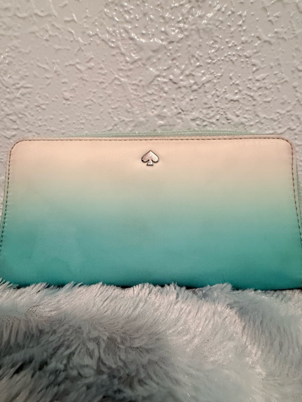 Kate Spade Jae Degrade Large Wallet in Fiji Green Ombre